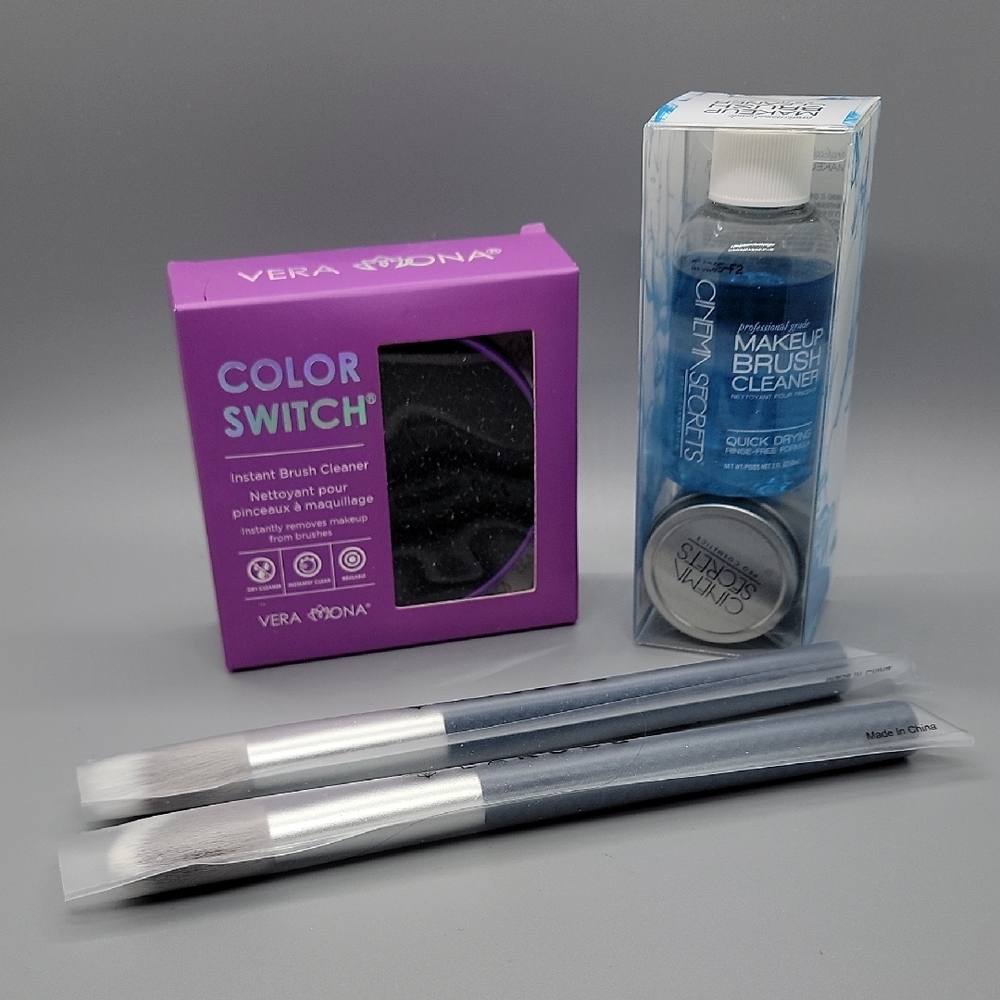 Laruce Makeup Brush Duo & Brush Cleaners